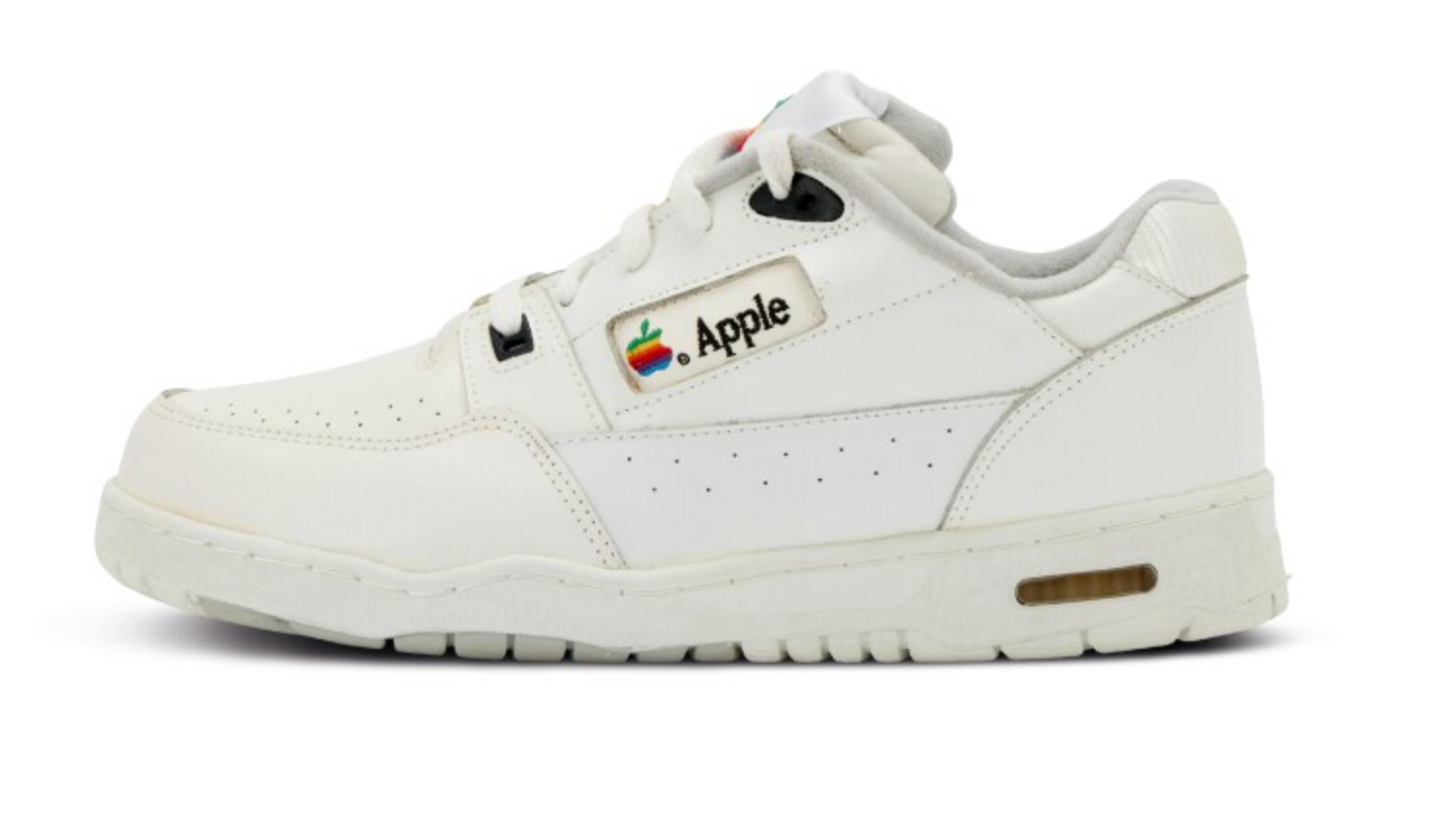 Rare Apple trainers with vintage rainbow logo go up for sale in US | Science & Tech News