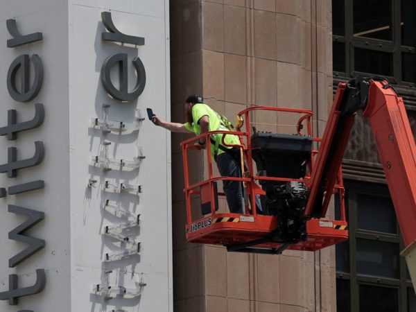 Elon Musk reveals why he’s rebranding Twitter to X – as police disrupt company’s sign removal | Science & Tech News